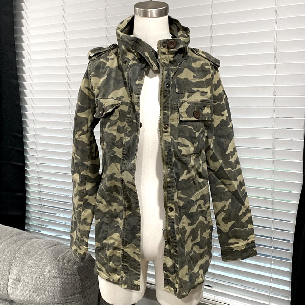 KERSH Evereve Military Camouflage Safari Utility Jacket